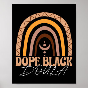 Poster Drogue Black Doula Naissance d'une sage-femme afri
