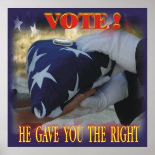 Poster Droit de vote
