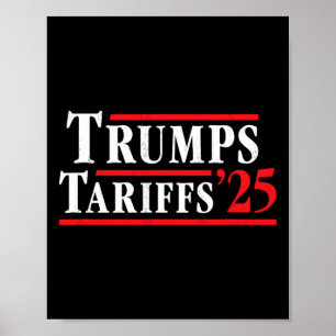 Poster Droits de douane de Trump - Guerre commerciale de