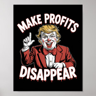 Poster Droits de douane de Trump Récession Mème Faire dis