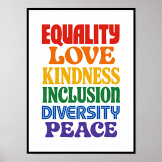 Poster Droits de l'Homme pour TOUS