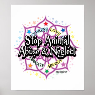 Poster Droits des animaux Lotus