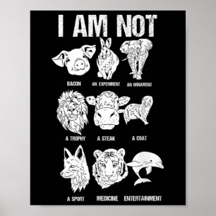 Poster Droits des Animaux Protection Animale Devenir Végé