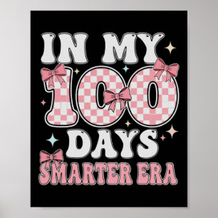 Poster Drôle 100e jour d'école pour l'enseignant ou l'élè