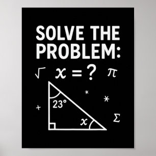 Poster Drôle 67 Math Meme Résoudre Le Problème Enseignant