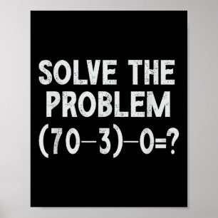 Poster Drôle 67 Meme Pemdas Prof de Mathématiques Élément