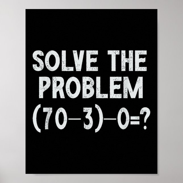 Poster Drôle 67 Meme Pemdas Prof de Mathématiques Élément (Devant)
