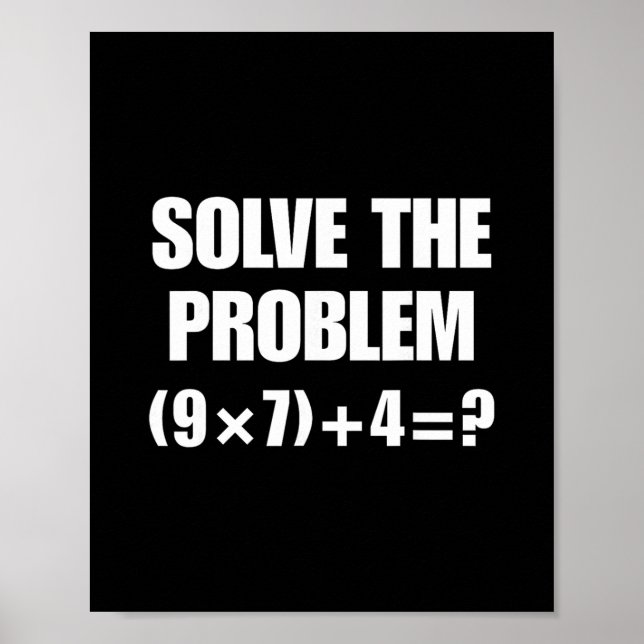 Poster Drôle 67 Meme Pemdas Prof de Maths Élémentaire Cer (Devant)