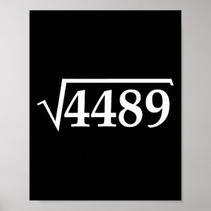 Poster Drôle 67 Meme Pourriture Cérébrale Racine Carrée 4