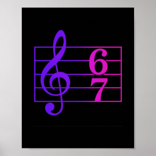 Poster Drôle 67 Musique Mème Argot Prof de Musique Humour