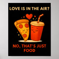 Drôle anti-Saint Valentin amateur de pizza - l'amo