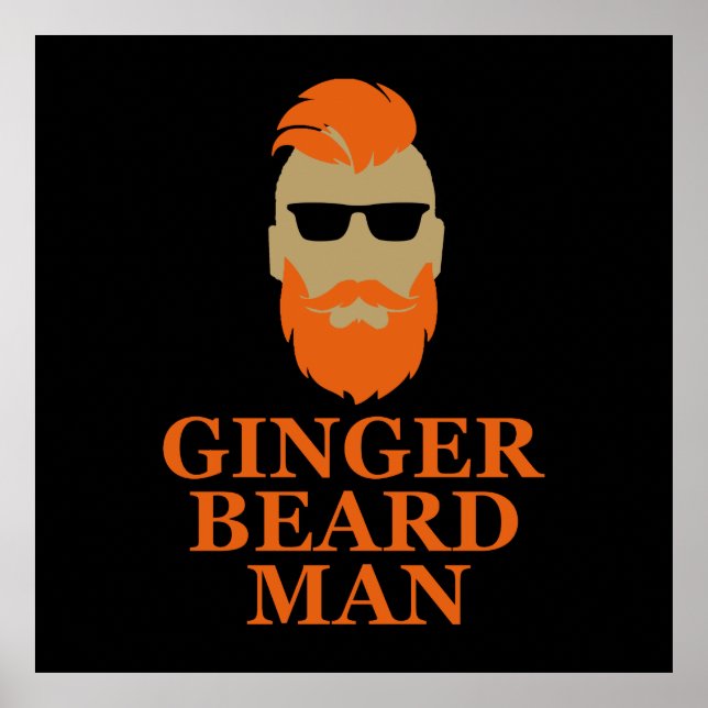Poster Drôle barbe de gingembre (Devant)
