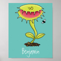 Drôle carnivore Vénus piège à mouches plante dessi