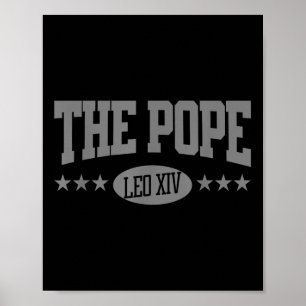 Poster Drôle Cool Da Pape Dieu Béni Pape Léon Xiv Hommes