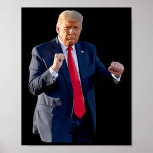 Poster Drôle Danse Trump Dansant Comme Un Felon Vote Trum