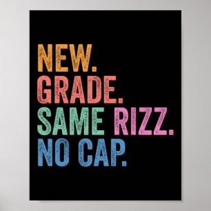 Poster Drôle de Gen Z Retour à l'école Nouvelle année mêm