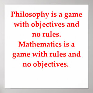 Poster drôle de plaisanterie mathématique