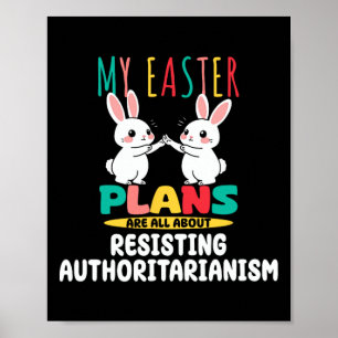 Poster Drôle de Résistance Politique Trump Pâques