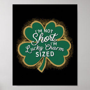 Poster Drôle de St Patrick Je ne suis pas court je suis p