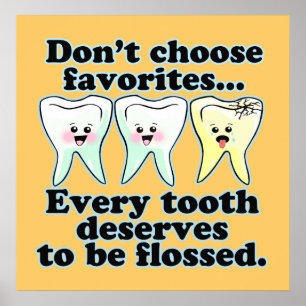 Poster Drôle Dental Office