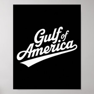 Poster Drôle Donald Trump Golfe Des États-Unis D'Amérique
