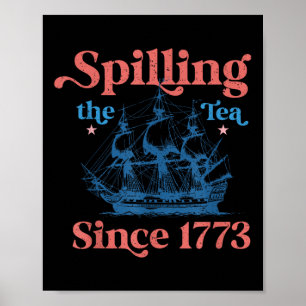 Poster Drôle du 4 juillet qui dénonce tout depuis 1773 Qu