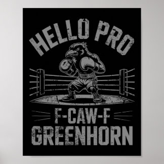 Poster Drôle F Caw F Boxe Corbeau