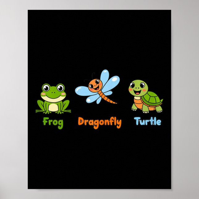Poster Drôle Femme subtile Humour Politique Grenouille li (Devant)