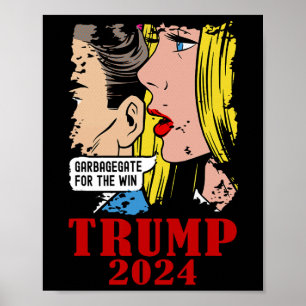 Poster Drôle Garge Trump Gargegate Pour la victoire Trump