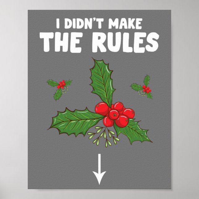 Poster Drôle inapproprié Noël Adulte que je n'ai pas fait (Devant)