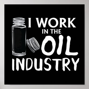 Poster Drôle Je Travaille Dans L'Industrie Essentielle Du