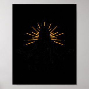 Poster Drôle Jésus-Christ Prière - Décevants Tout