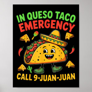 Poster Drôle Mème Cinco De Mayo Fiest Taco Mexicain