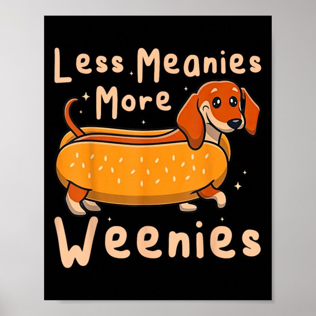 Poster Drôle Moins Significations Plus Weenies Citation D (Devant)