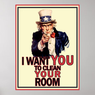 Poster drôle Oncle Sam