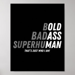 Poster Drôle Père Cite Blague Vieux Homme Dit Gras Papa P