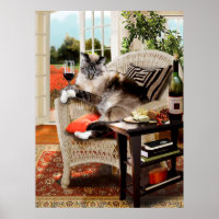 Poster drôle Poster Animaux Kitties Happy Hour