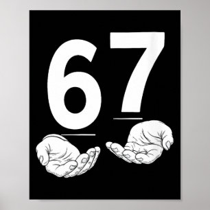 Poster Drôle pour femmes Six Sept 6 7 Mème Génération Alp