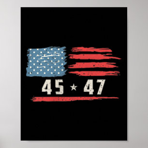 Poster Drôle président Qr Trump Dance Code 2 Côté