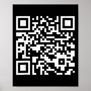 Poster Drôle Qr Président Trump Danse Code (sur Byck)