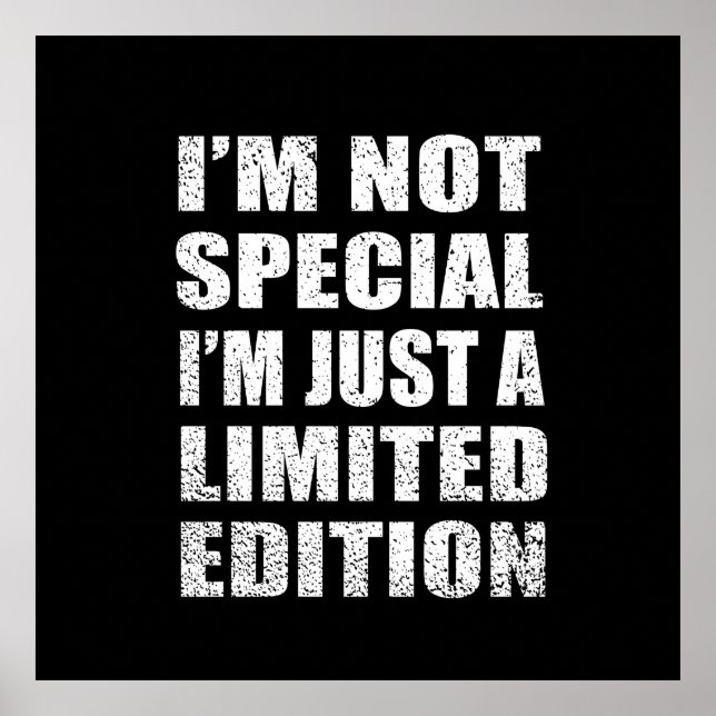 Poster Drôle sarcastique dit humour adulte introverti (Devant)