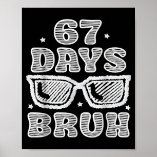 Poster Drôle Six Sept 6 7 Mème Professeur 67 Jours Bruh S