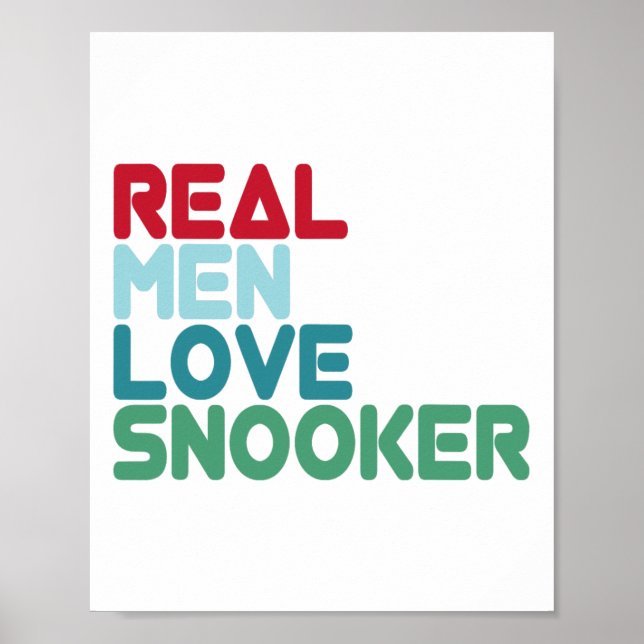 Poster Drôle Snooker Dire Pool Billard Snooker Player (Devant)