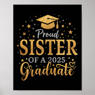 Poster Drôle Soeur Supérieure Fière D'Un Cl De 2025 Diplô