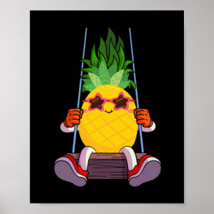 Poster Drôle Swing Pineapper Swinger