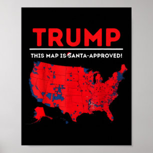 Poster Drôle Trump Cette Carte Est Approuvée par le Père