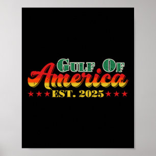 Poster Drôle Trump Chemise Le Golfe Des Etats-Unis Est. 2