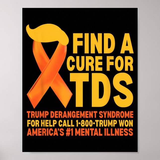 Poster Drôle Trump - Syndrome De Dérangation Tds - Sensib (Devant)
