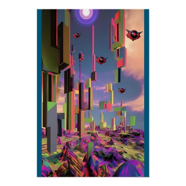 Poster Drones de l'enfer (Devant)