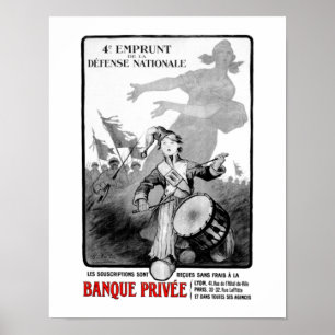 Poster Drum Art Drummer vintage Imprimer Musique Annonce